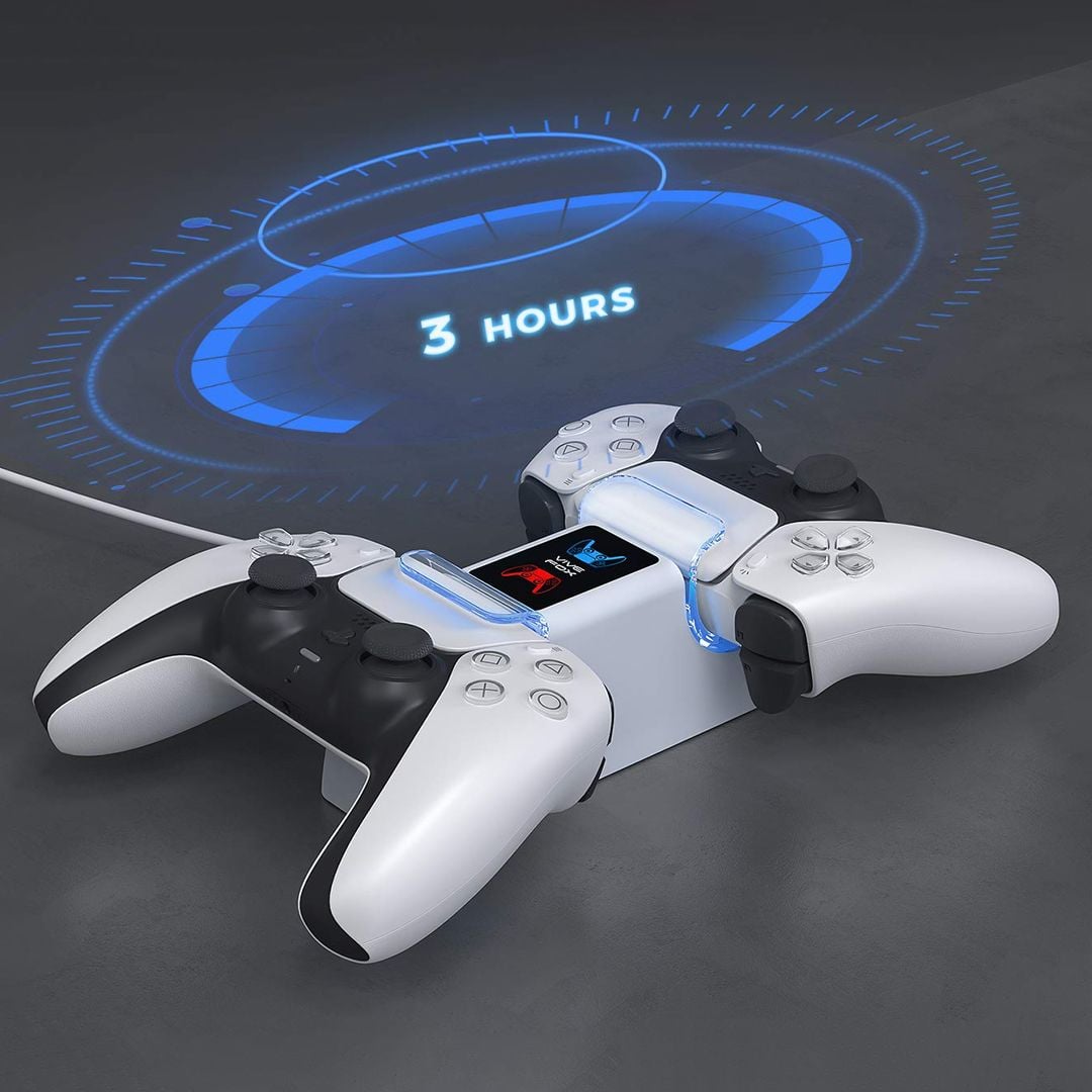 قاعدة شحن ثنائية لأيدي تحكم PS5 - 6