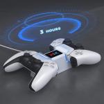 قاعدة شحن ثنائية لأيدي تحكم PS5 - 6