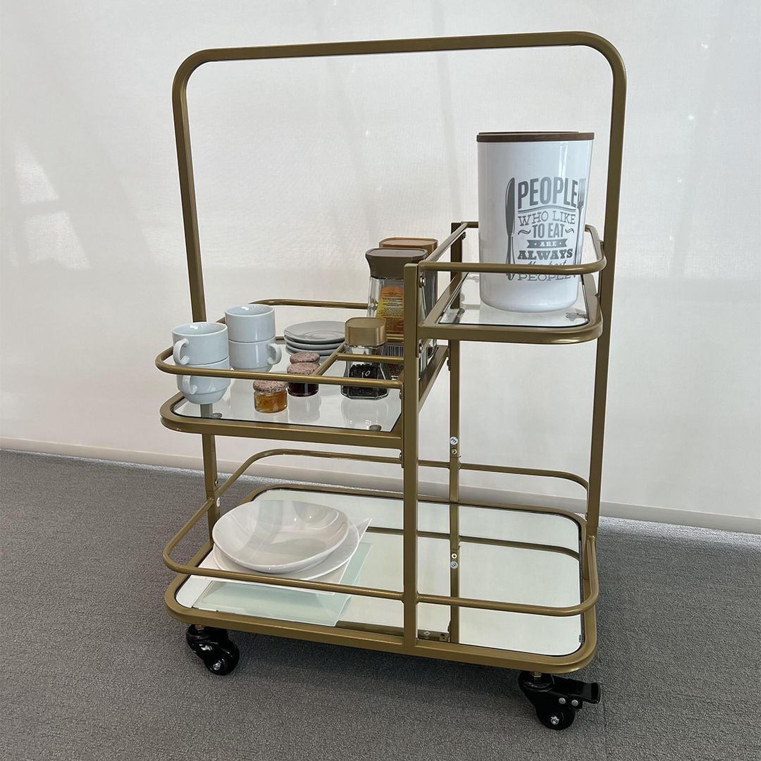 Metal hospitality trolley with wheels product thumbnail 17