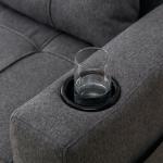 أريكة و سرير بتصميم عصري مع حاملات للأكواب - 9