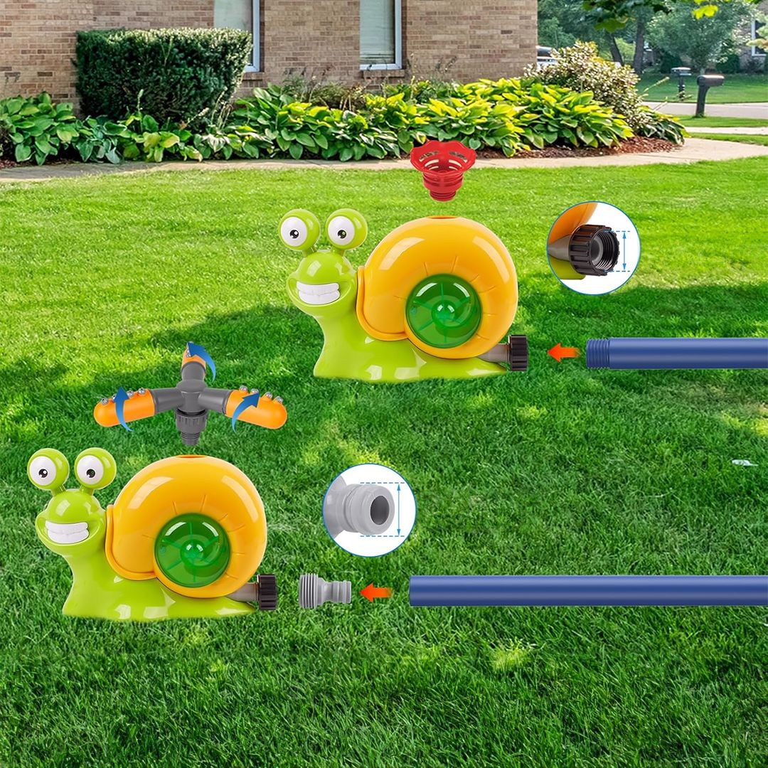 لعبة مرشات الحلزون وكرات البيسبول - 7