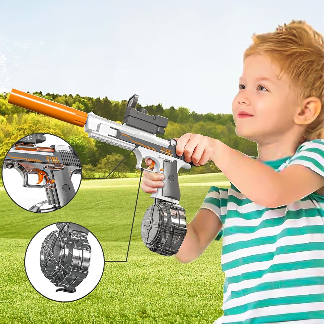 مسدس مائي أوتوماتيكي بسعة كبيرة - 10