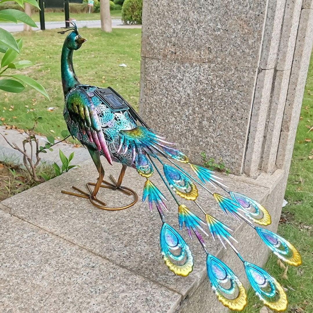 Peacock Statues with Solar Lights product thumbnail 18