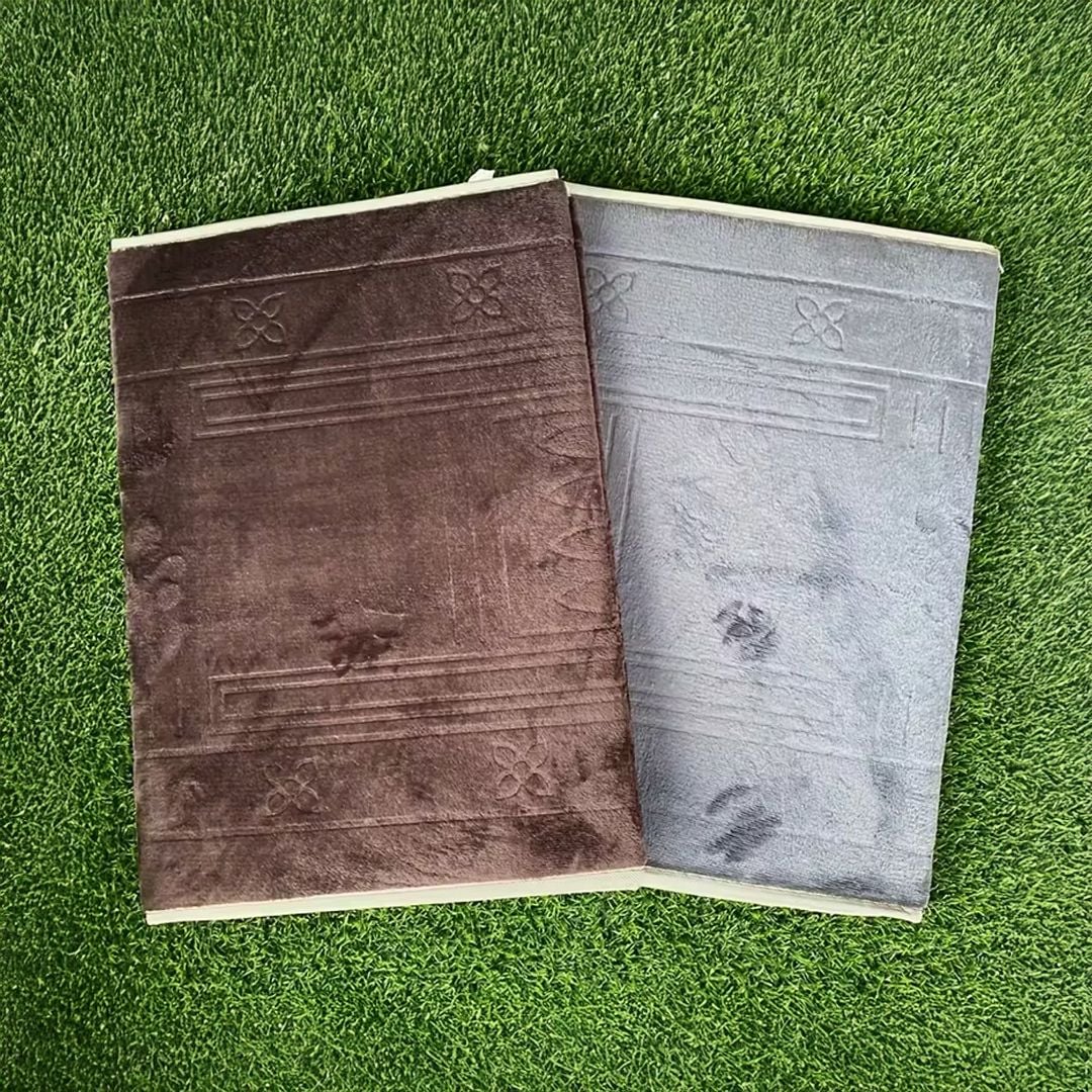 سجادة صلاة قابلة للطي مع مسند ظهر - 17