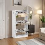 خزانة تنظيم الأحذية العصرية بمرآة - 11