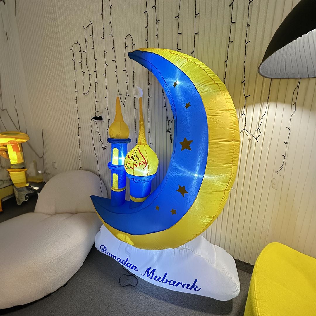 مُجسم هلال و مئذنة قابل للنفخ - 3