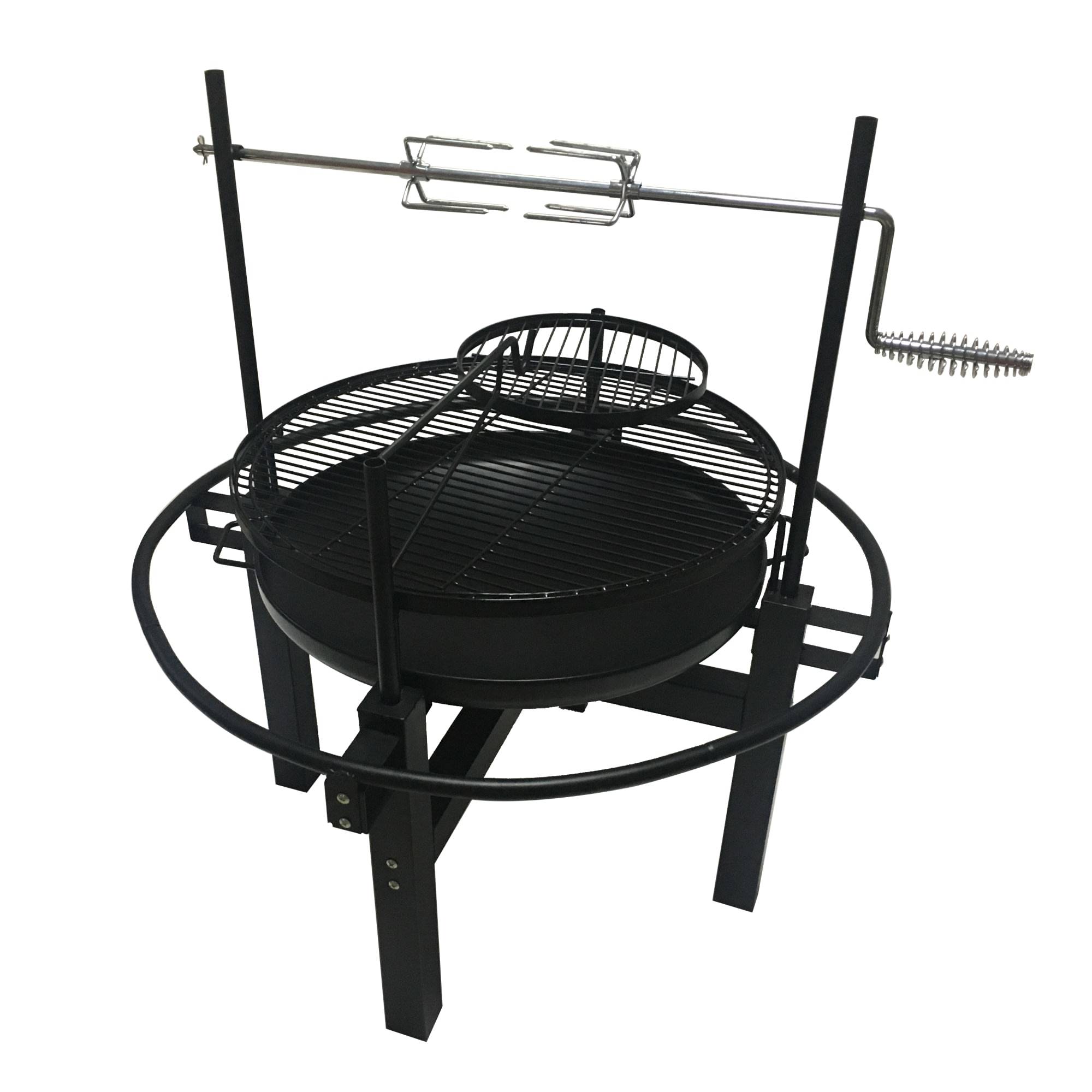 Wood Fire Pit And BBQ Charcoal Grill product thumbnail 12