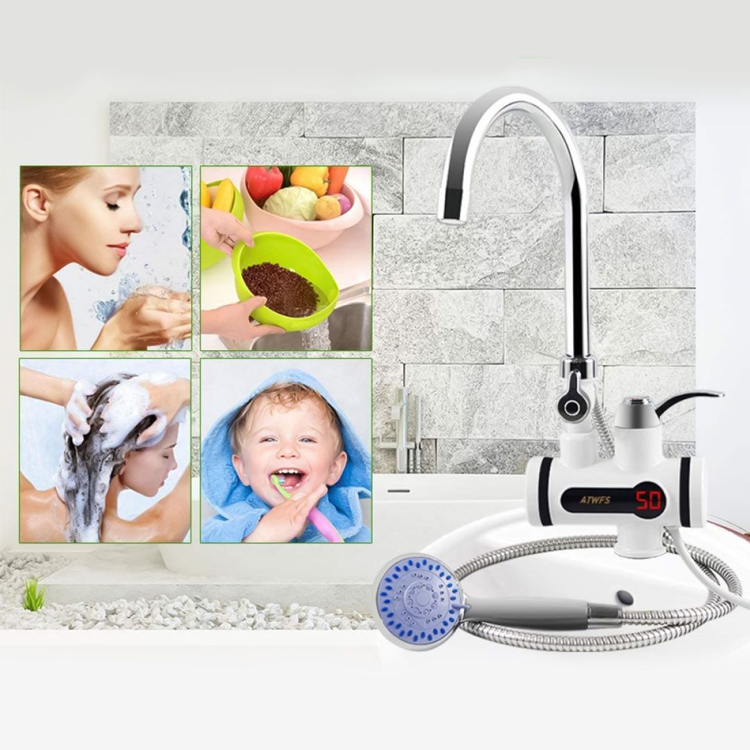 Electric Water Heater Faucet with hose product thumbnail 14