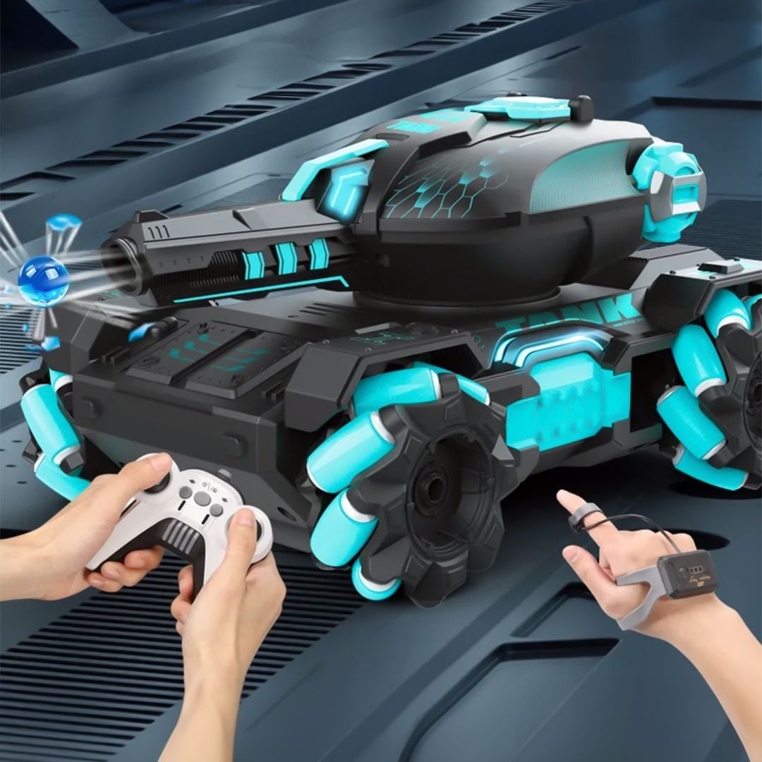 دبابة ريموت كنترول مع قاذف كرات الجل - 1