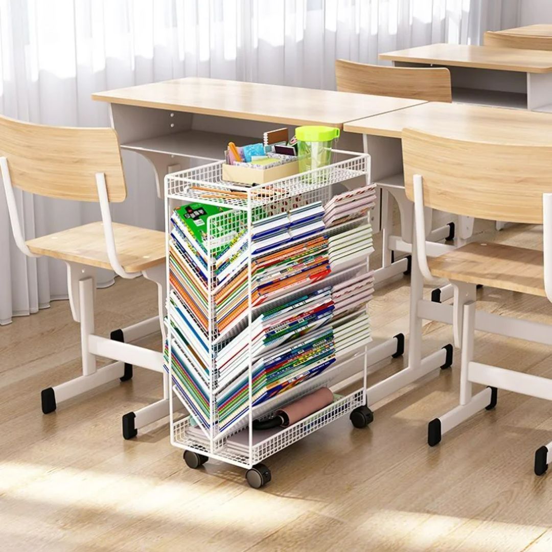Metal Book Storage Cart product thumbnail 13