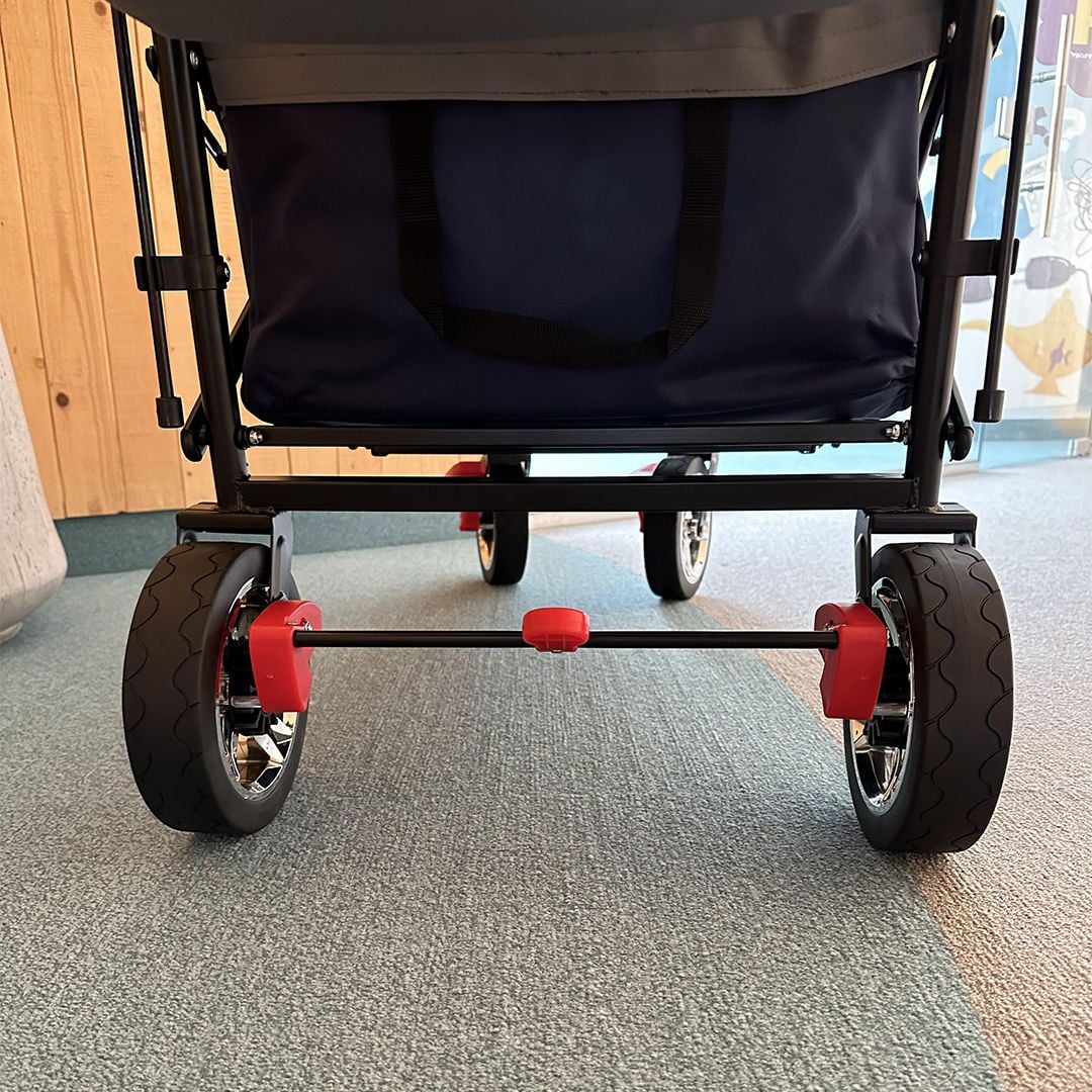 عربة تخييم مع مظلة بأربع عجلات	 - 5