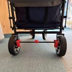 عربة تخييم مع مظلة بأربع عجلات	 - 5