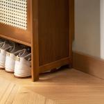 منظم خشبي للمدخل والأحذية - 7