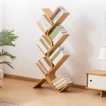 رفوف خيزران أرضية للكتب