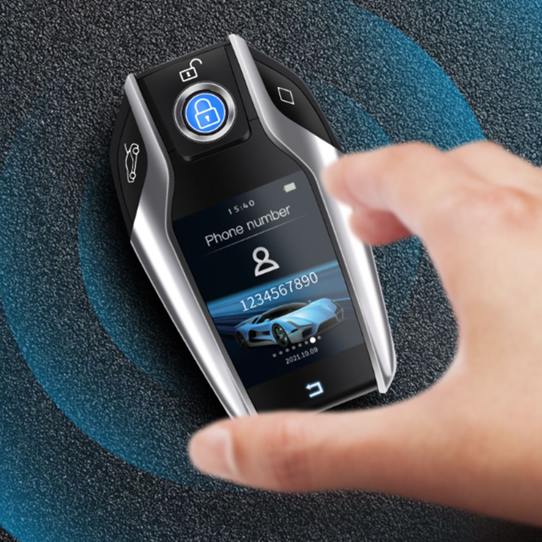 مفتاح ذكي للسيارة مع شاشة LCD	 - 19