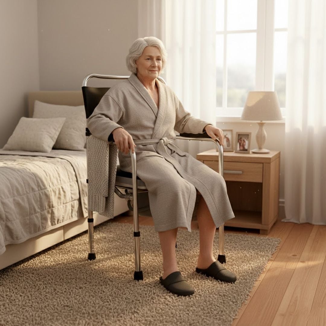 كرسي حمام طبي متنقل - 1