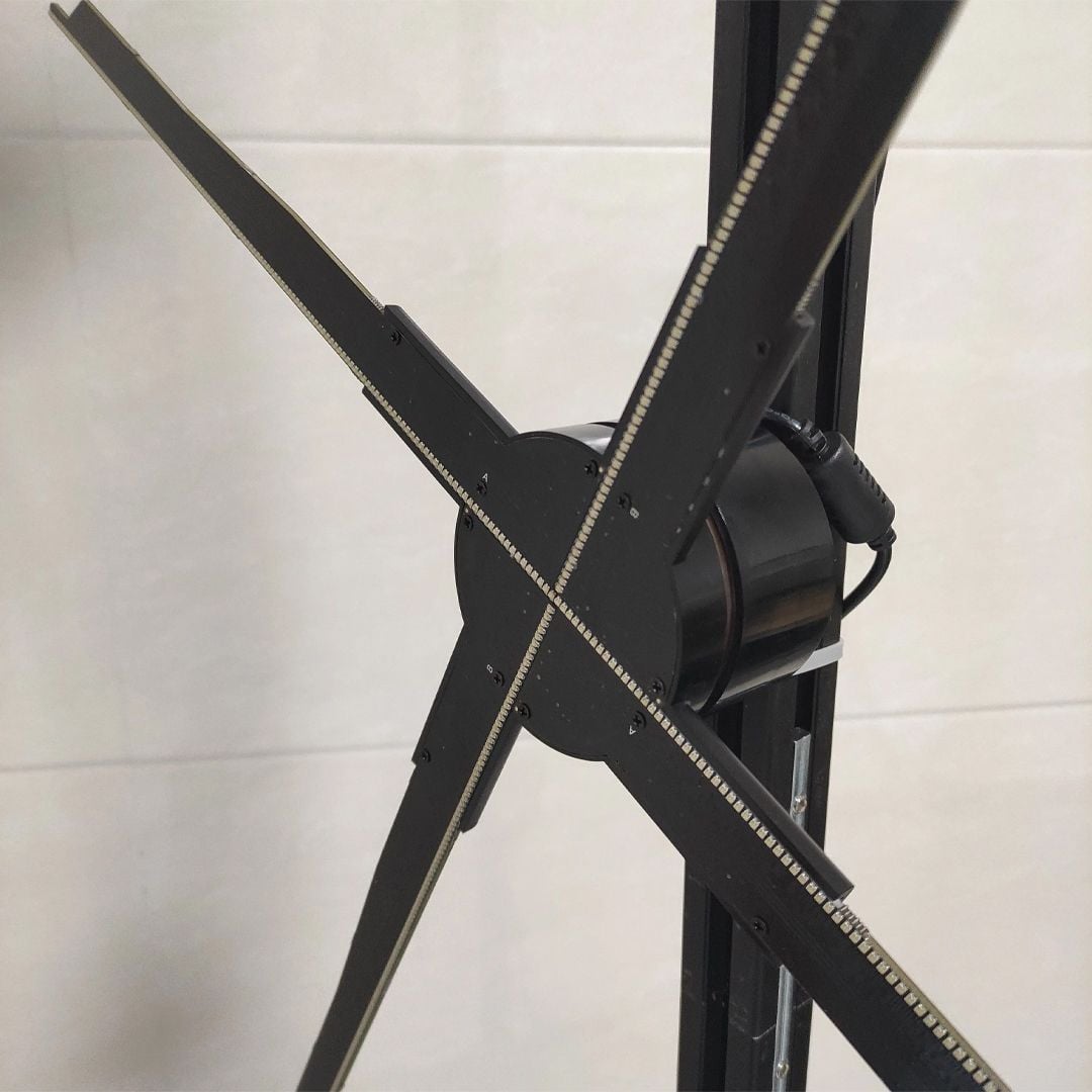 جهاز عرض هولوجرام 80 سم مع ستاند - 10