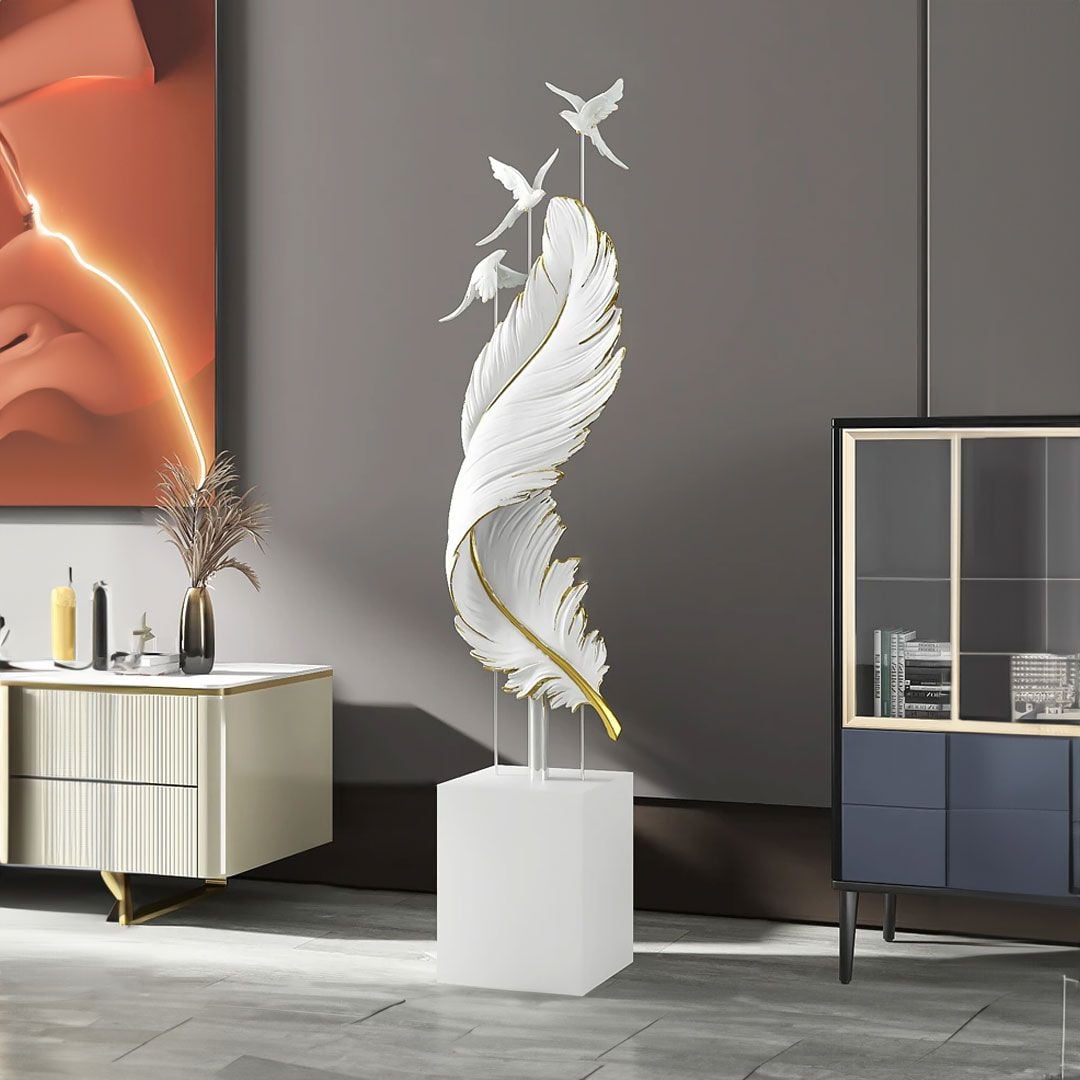 Feather Decor Statue With Bluetooth product thumbnail 7