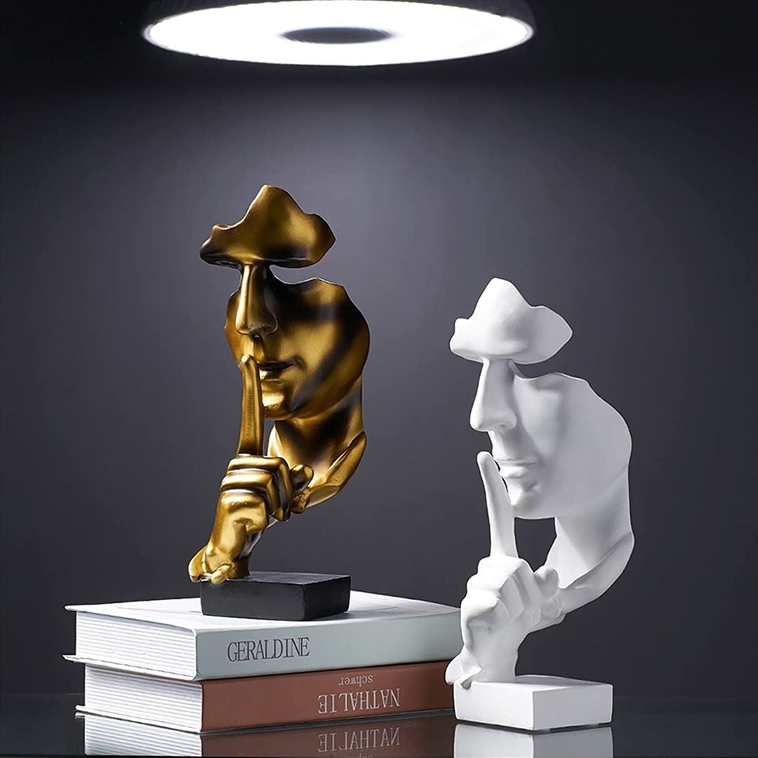Silence is Gold Thinker Statue product thumbnail 3