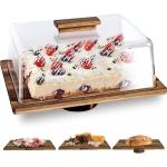 بلاتر التقديم الخشبي مع غطاء - 9