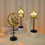 مجموعة ديكورات العيد الخشبية بإضاءة ليد - 10