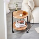 عربة ضيافة دائرية مزدوجة - 12