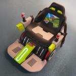 كرسي قيادة كهربائي للأطفال مع إضاءة ليزر تفاعلية