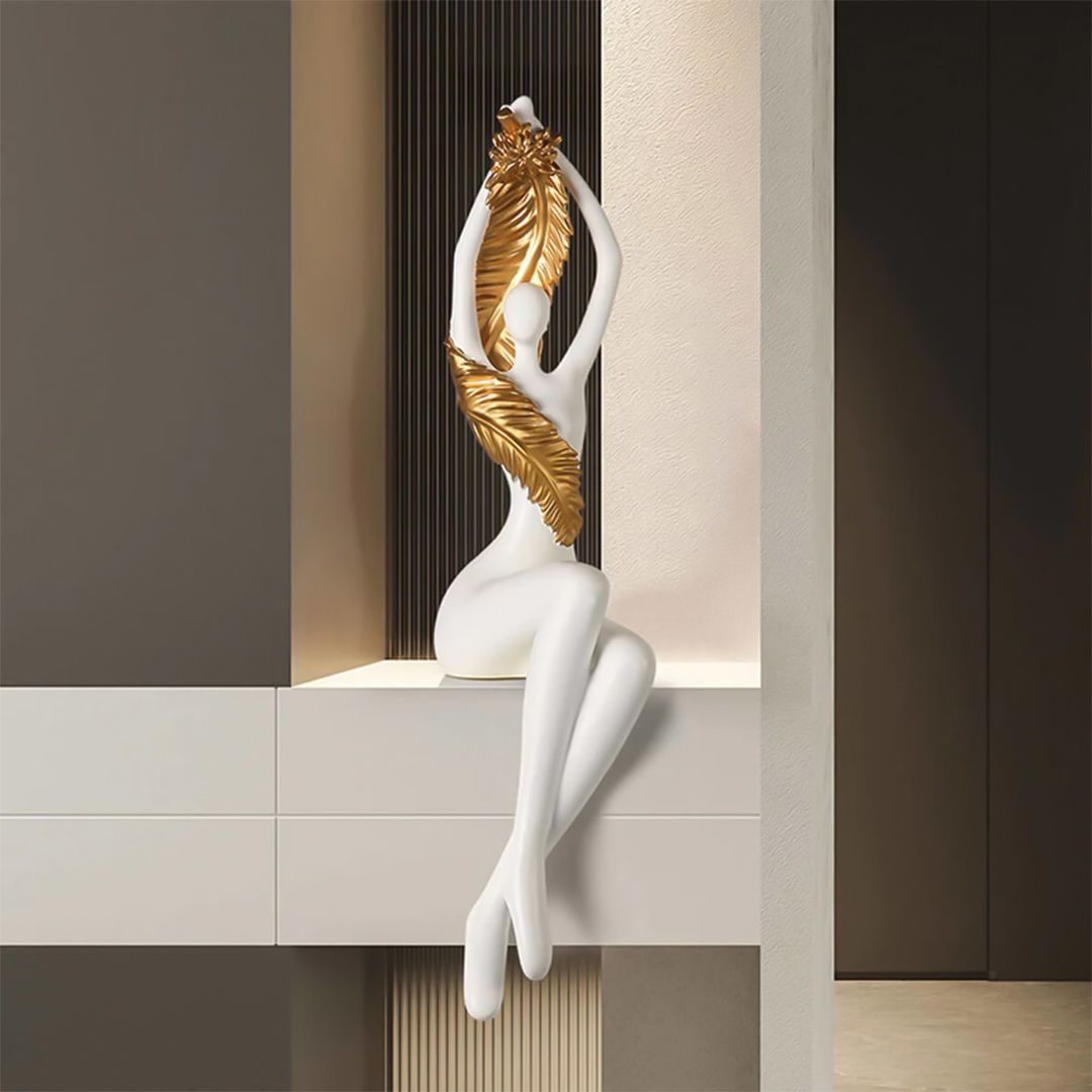 Abstract Dancing Figurines With Feather product thumbnail 4