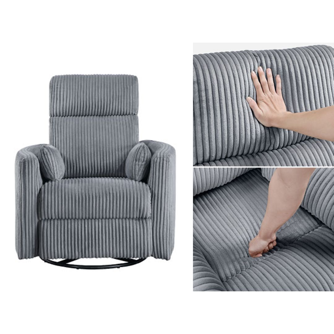 Corduroy FlowMotion Comfort Recliner - 8