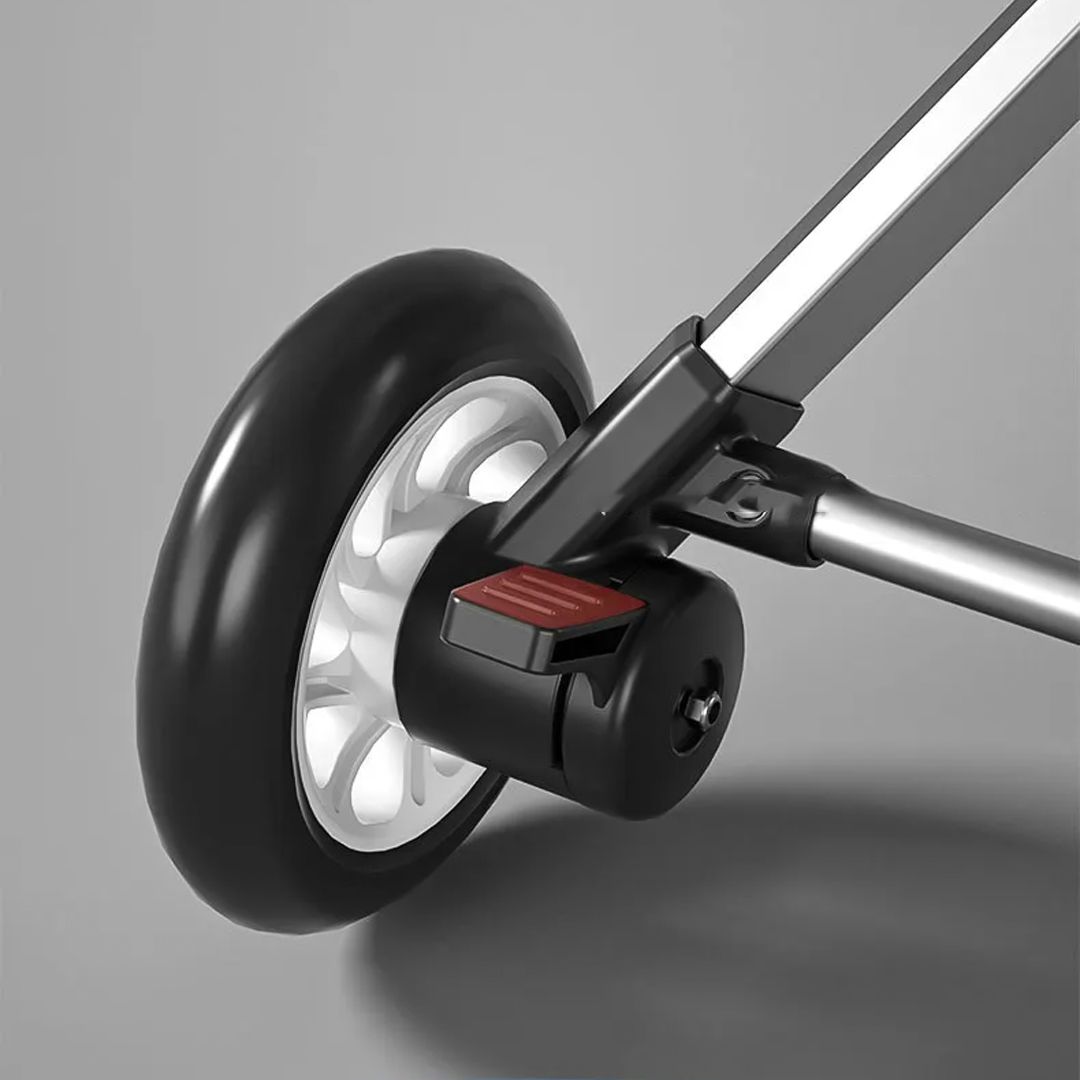 عربة أطفال مزدوجة بأربع عجلات كبيرة	 - 10