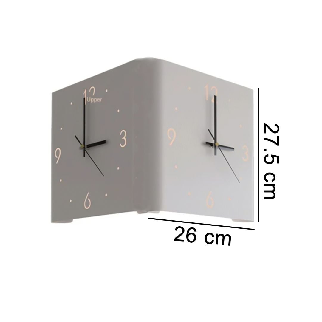 Double Sided Corner Wall Clock product thumbnail 8