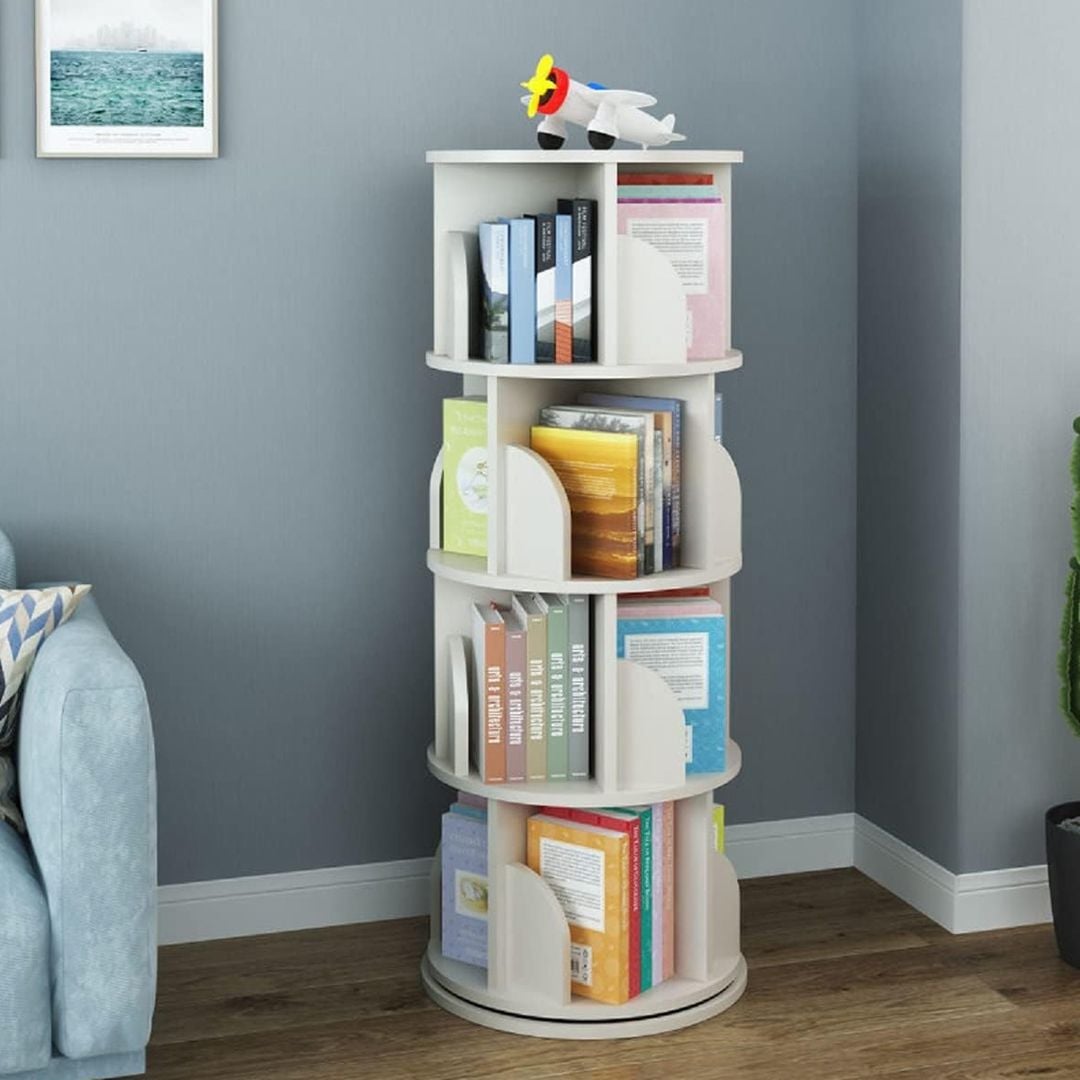 Wooden Library with Swivel Base 4 Layers product thumbnail 3