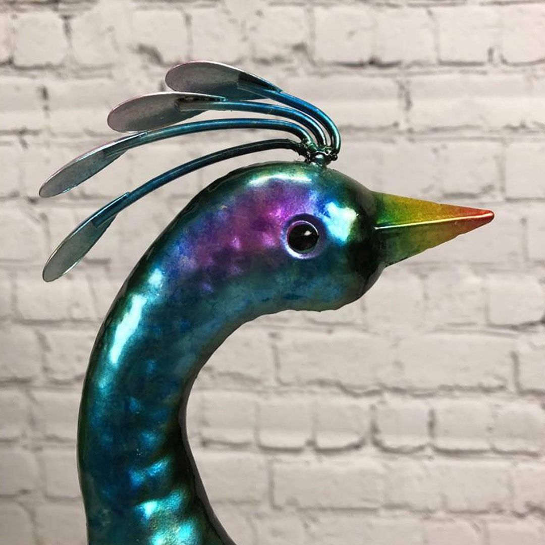 Peacock Statues with Solar Lights product thumbnail 8