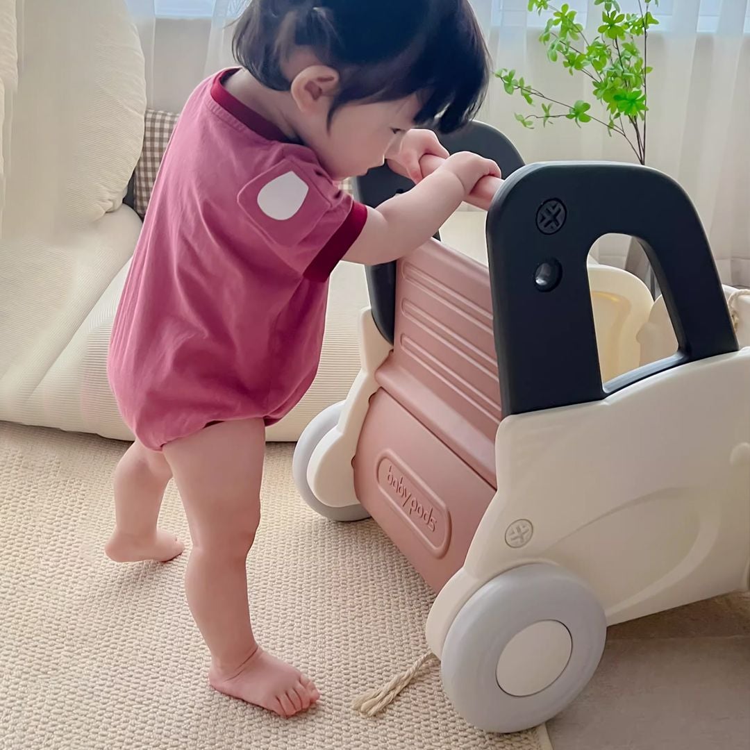 Plastic Baby Stroller with Car Design product thumbnail 8
