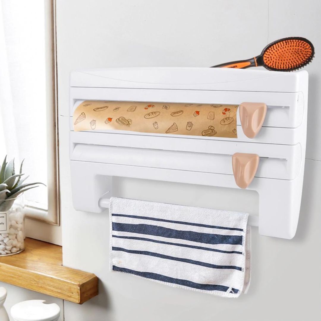 رول الفاين والنايلون مع رف تنظيم	 - 10