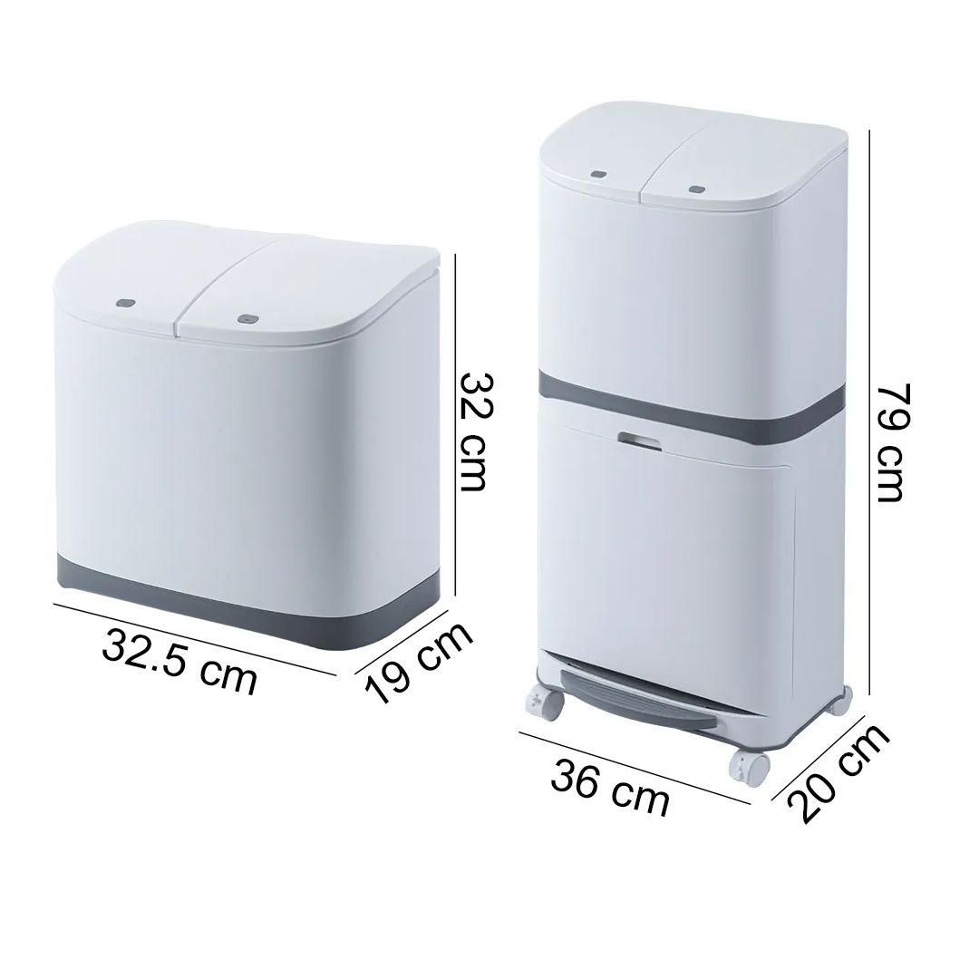 Three Compartment Kitchen Trash Can product thumbnail 18