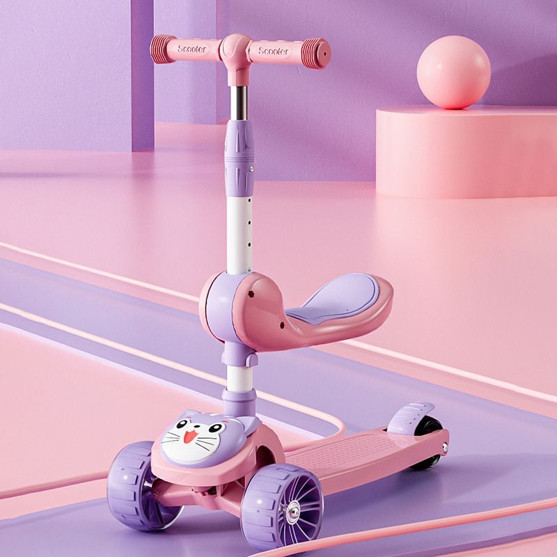 Three Wheel Scooter With Seating - 2