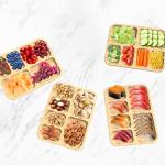 Bamboo Serving Tray with Acrylic Lid - 7