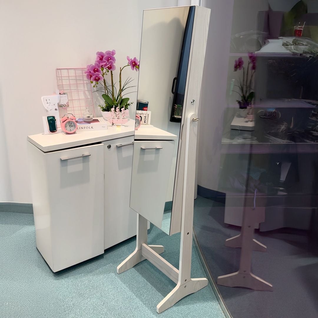 Floor Mirrored Jewelry Cabinet product thumbnail 4