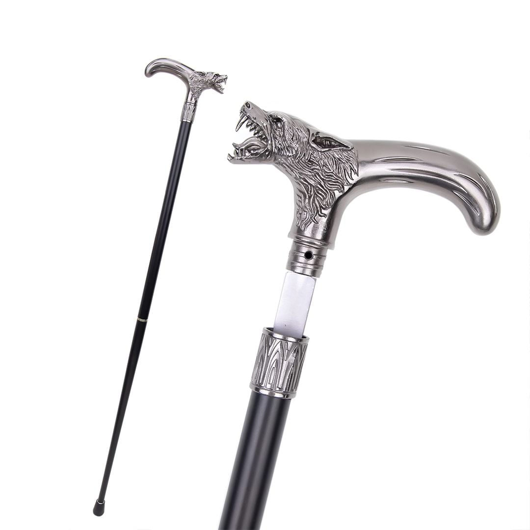 Wolf Handle Walking Stick product thumbnail 7