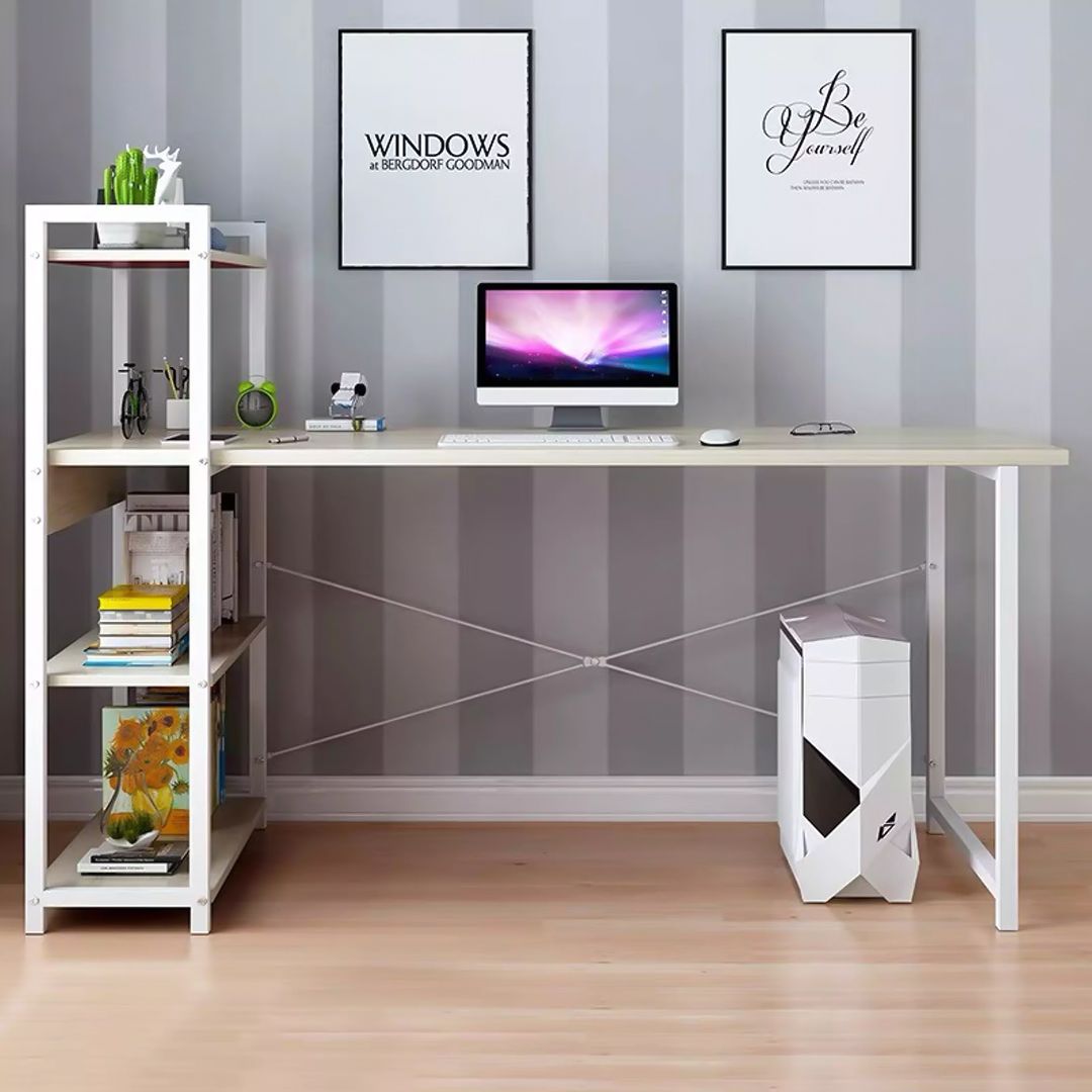 Computer Desk with Shelves 90 cm product thumbnail 6