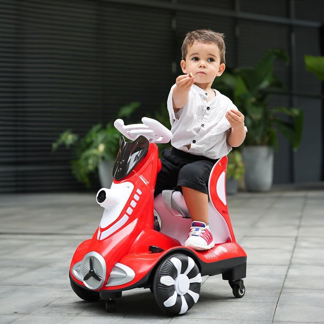 سيارة أطفال بدوران 360 درجة مع فقاعات مائية	 - 7