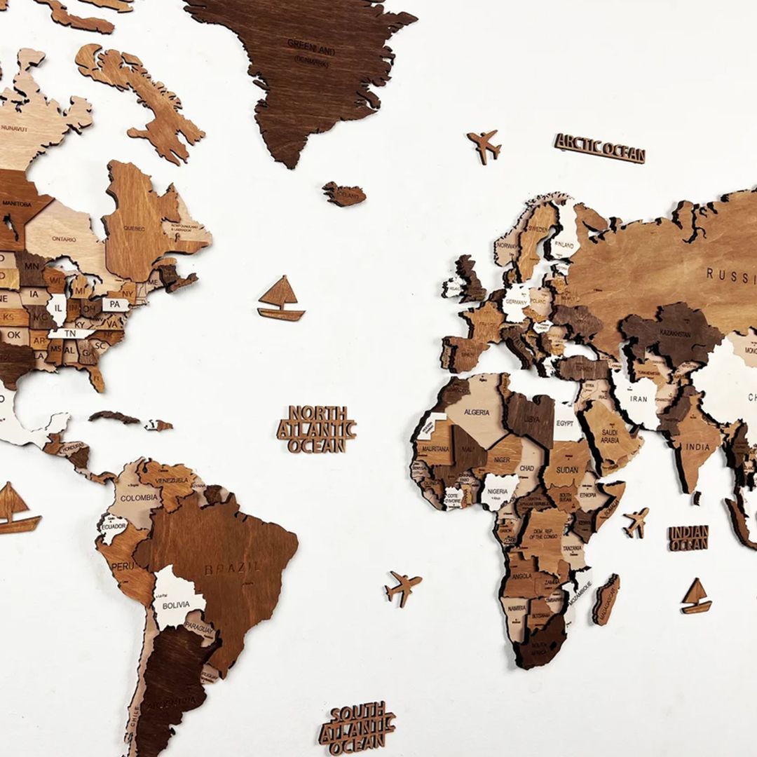 World Map Decor product thumbnail 5
