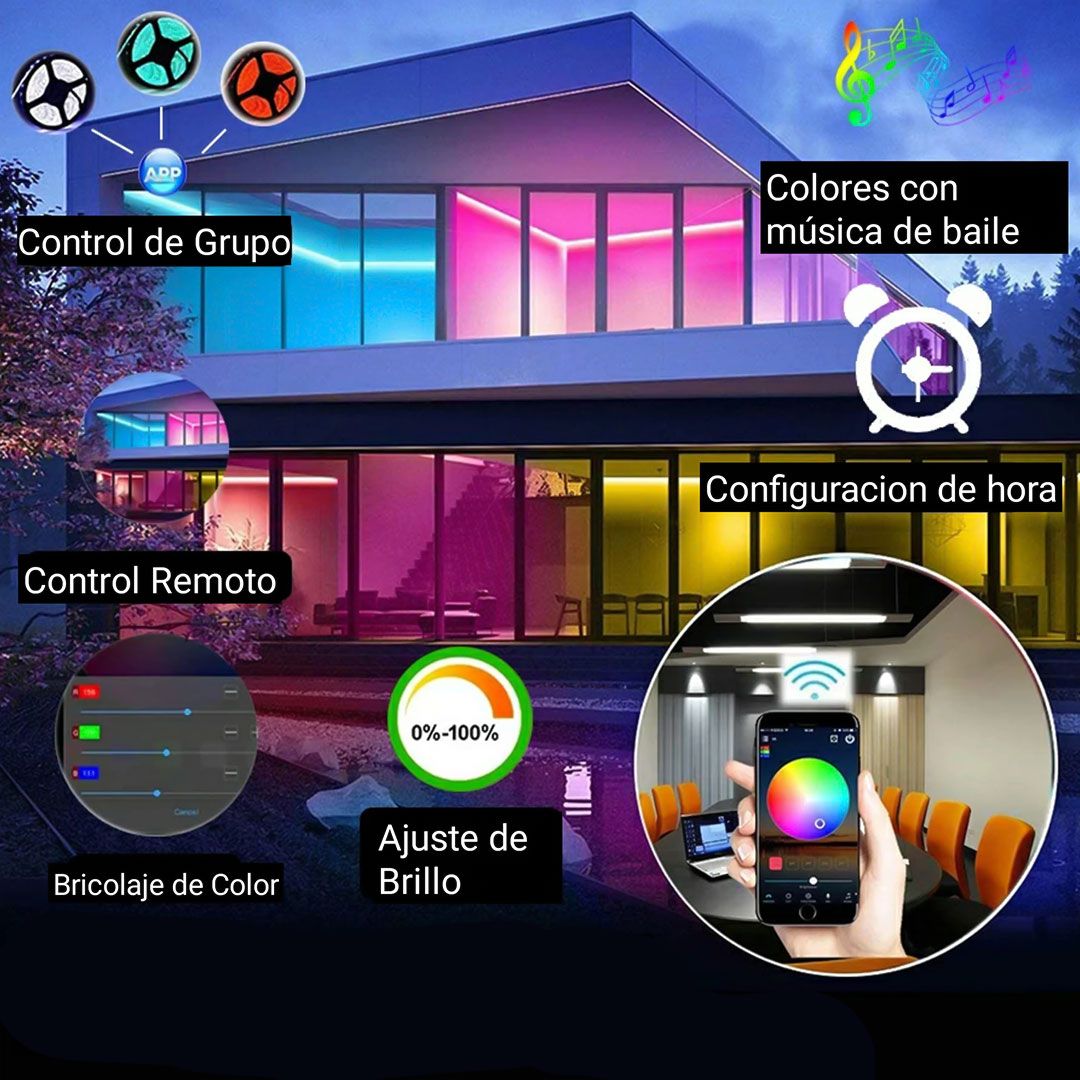 Multicolored LED Rope Light product thumbnail 10