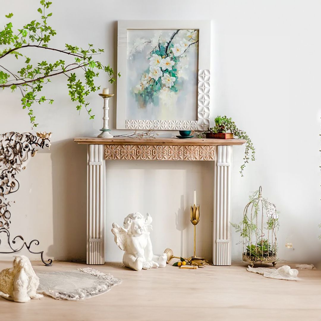 ديكور الموقد الخشبي بتصميم عصري - 11