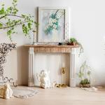 ديكور الموقد الخشبي بتصميم عصري - 11