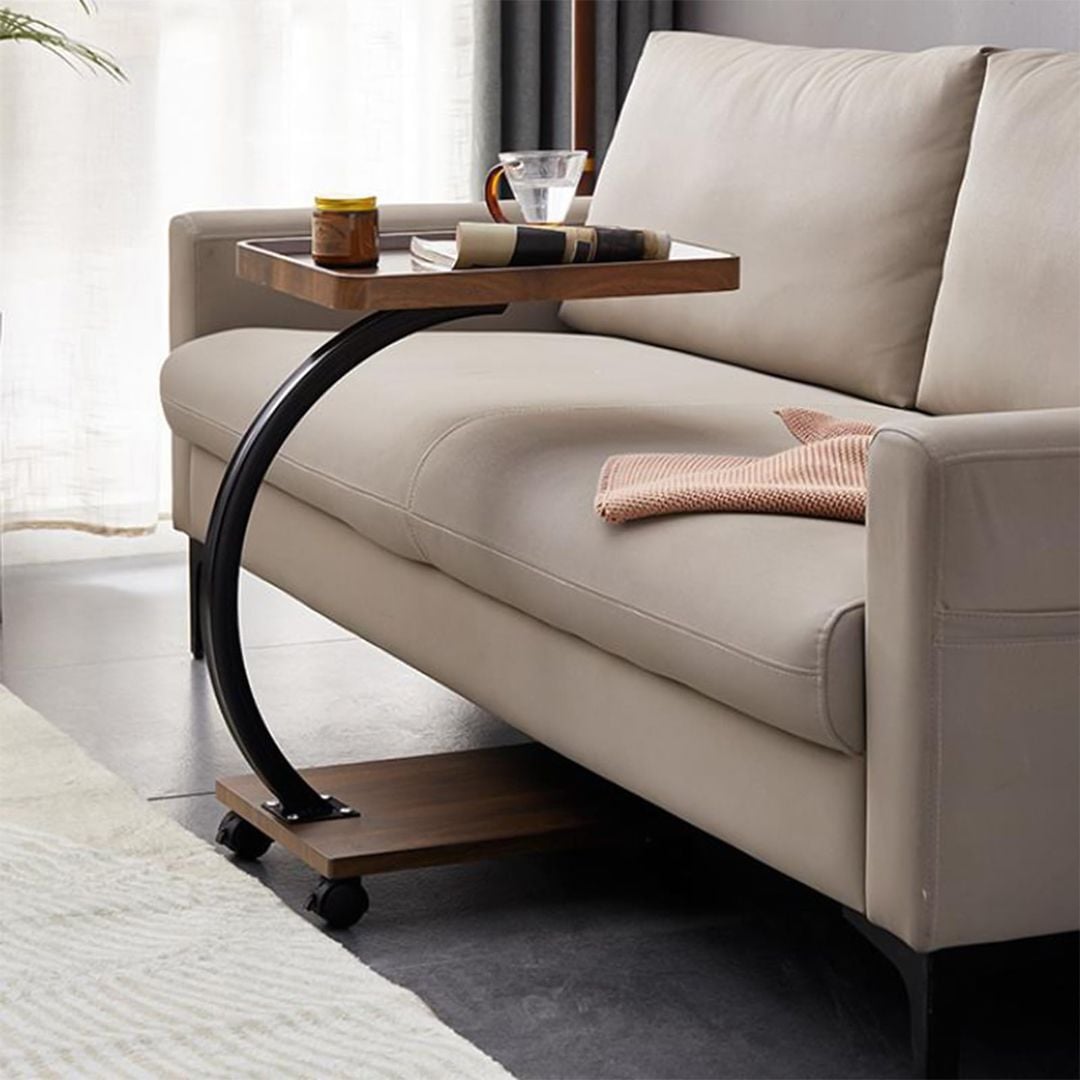 طاولة جانبية بتصميم مربع - 5