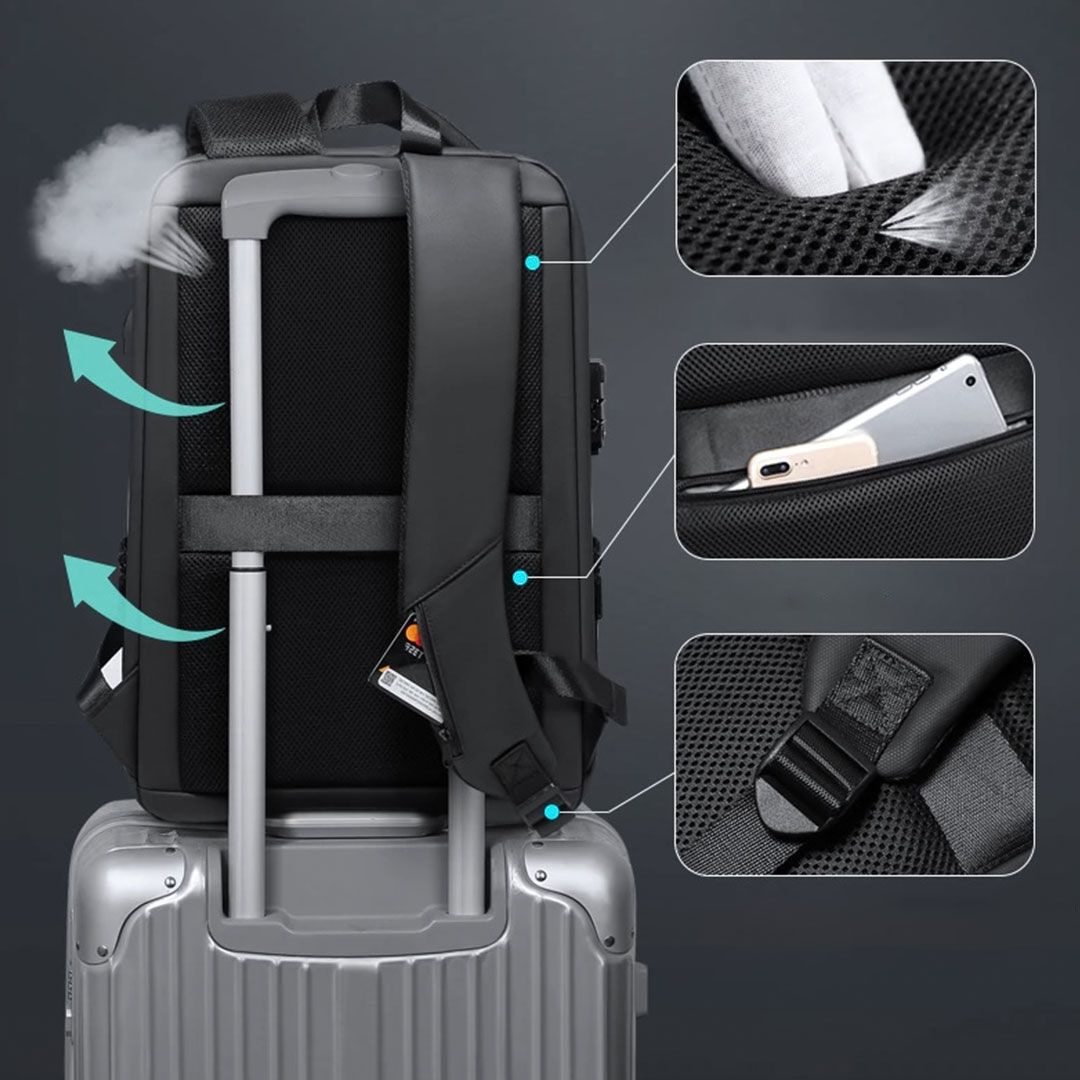 Waterproof Laptop Backpack with USB Charging product thumbnail 17