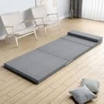 مرتبة نوم قابلة للطي مع وسادة مدمجة - 14