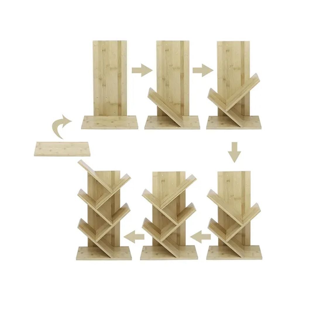 منظم الكتب الخشبي - 6